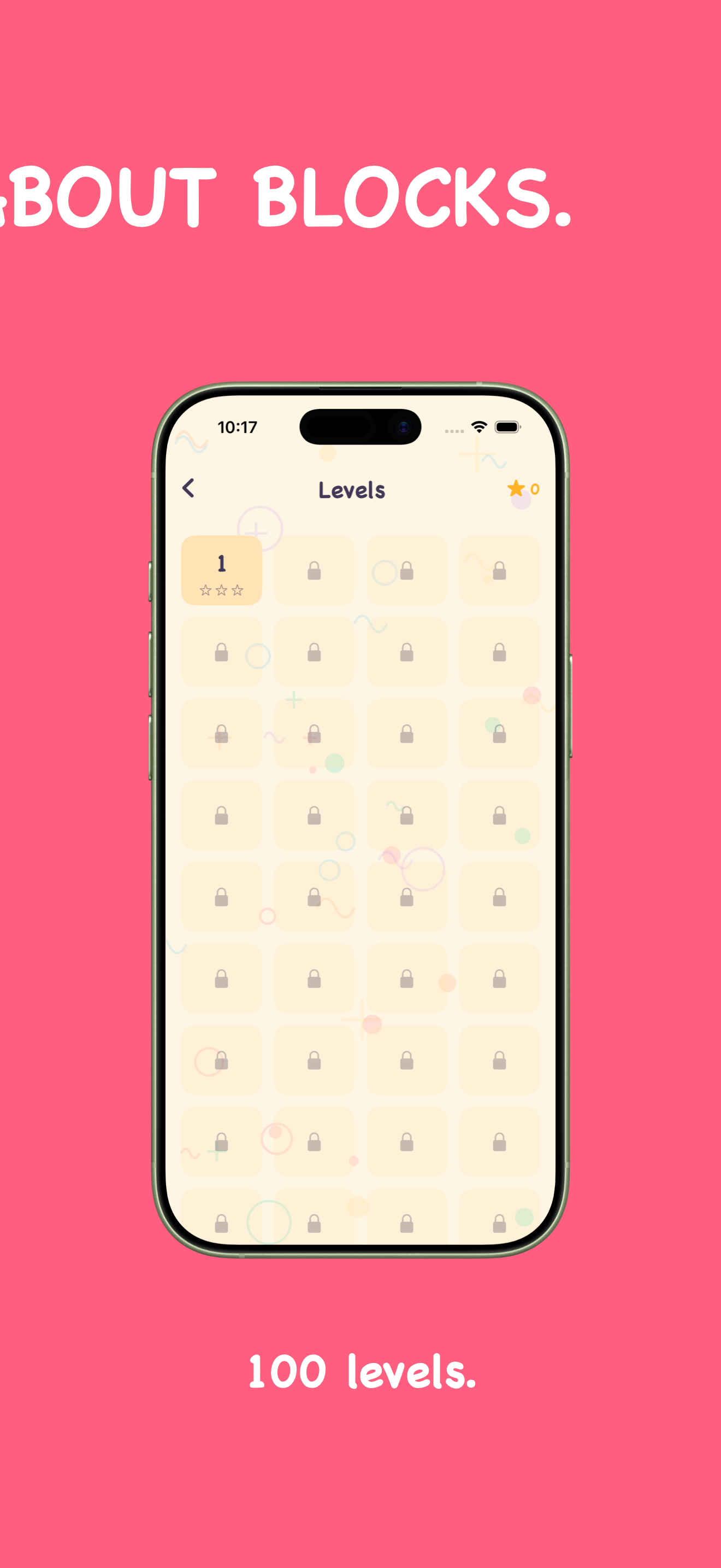Level map with 100 levels